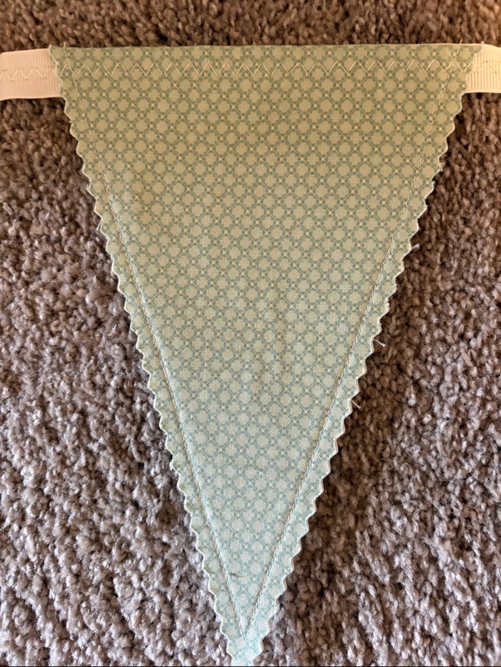 Handmade Cotton Triangle Bunting Garland - Multicolor - Picture 6 of 14